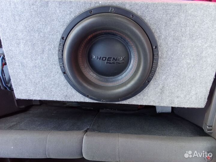 Сабвуфер и усилитель phoenix black bass 12