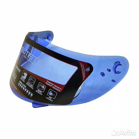 Визор для шлема MT-V-12 MAX vision синий