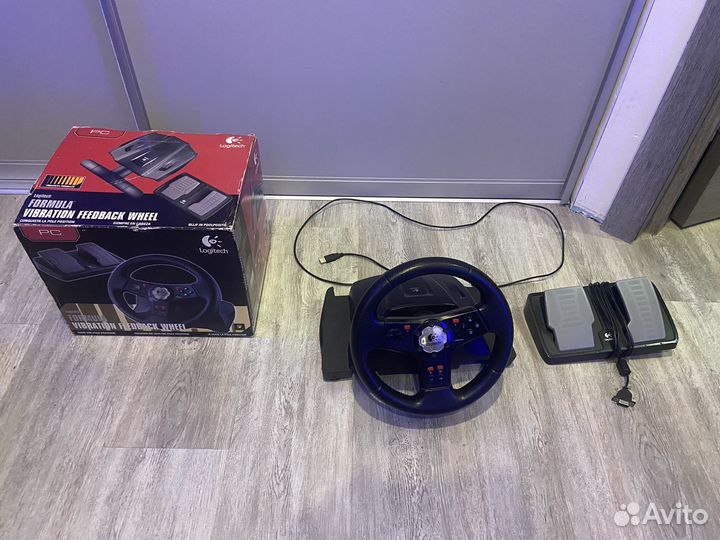 Игровой руль logitech formula vibration