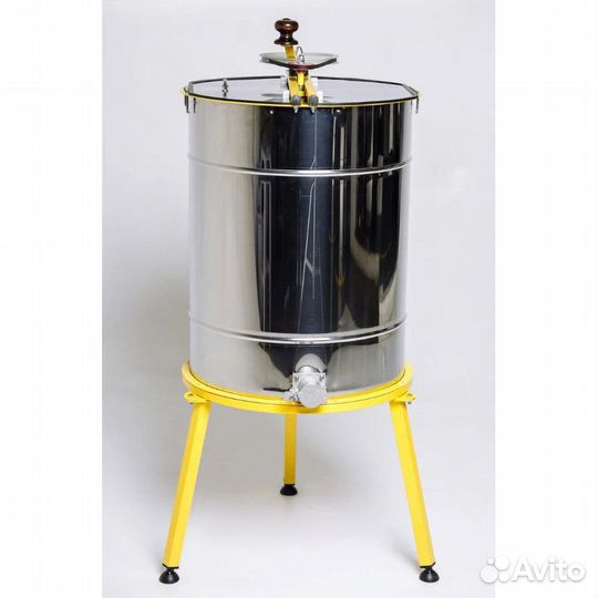 Медогонка 2-х рамочная оборотная (нерж. бак и касс