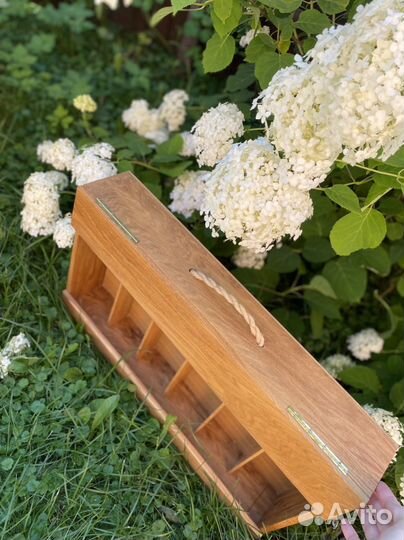 Ящик деревянный (коробка) подарочный для вина
