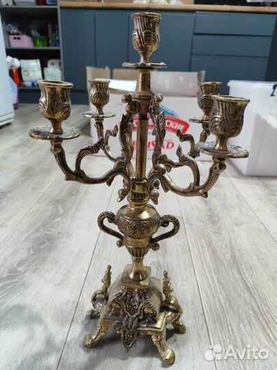 Подсвечник бронза