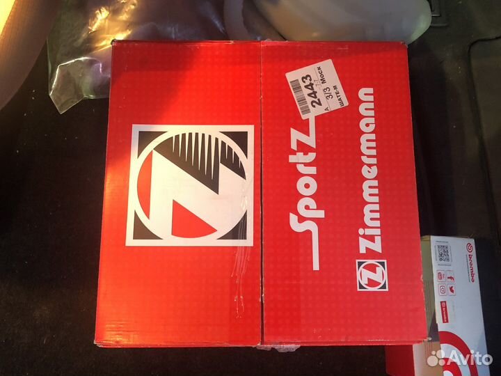 Тормозные диски Zimmerman на bmw7 е65