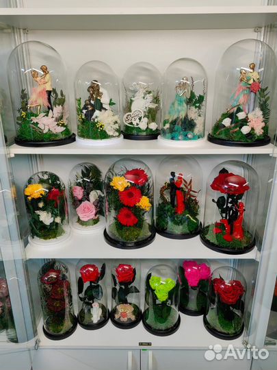 Роза. Пион. Композиция в колбе. Подарки, от