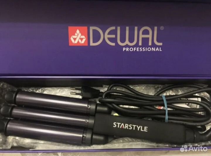 Плойка тройная волна