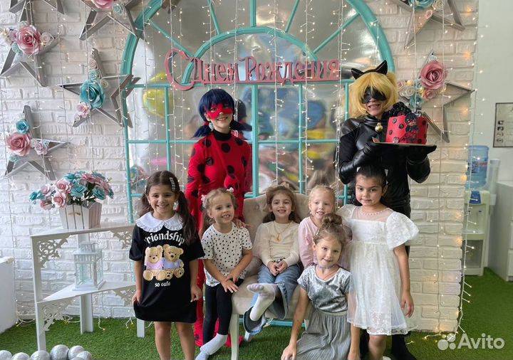 День рождение вместе с леди баг