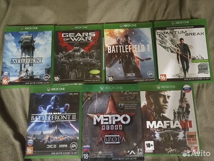 Диски xbox one evil within, batlefront