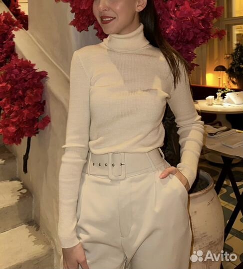 Брюки zara бежевые