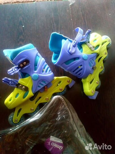 Коньки роликовые раздвижные 35-38р