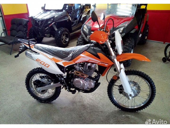 Мотоцикл RC200GY-C2 еndurо оранж