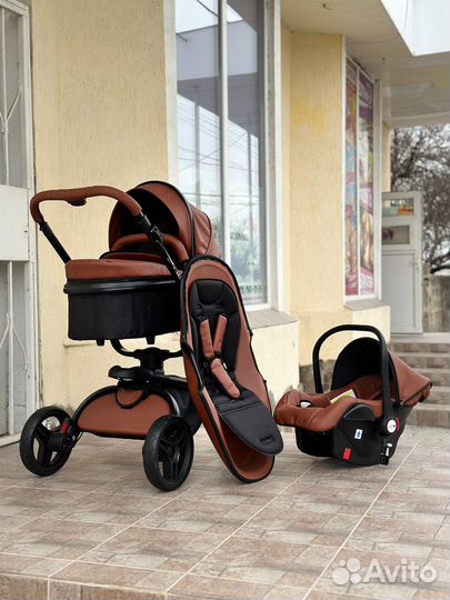 Коляска 3 в 1 Аулон Макс на 360