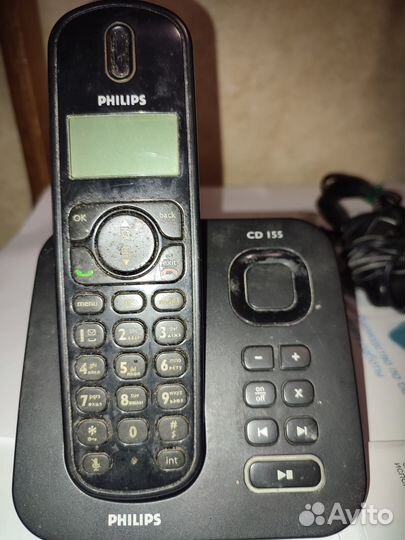Радиотелефон Philips CD 155 с автоответчиком