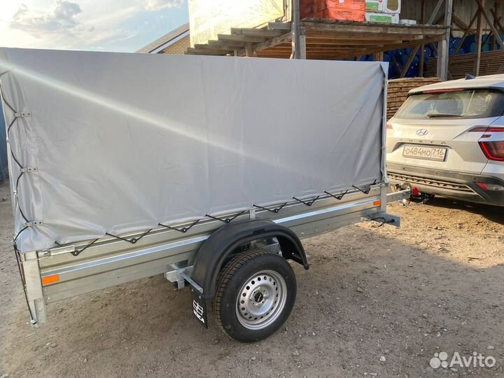 Прицеп автомобильный с тентом 110 см от мзса