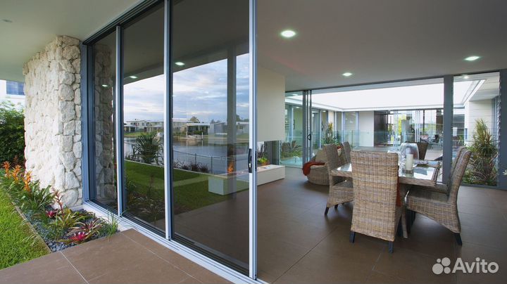 Стеклянные перегородки лофт