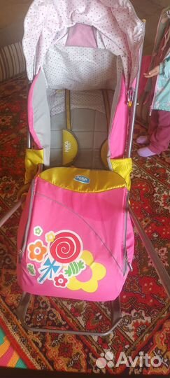 Детские санки коляска ника 7