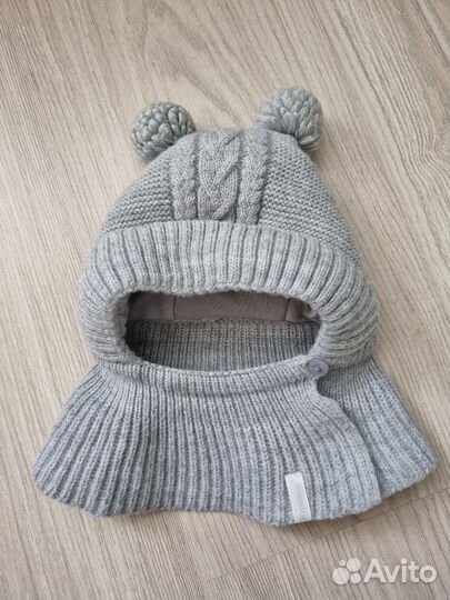 Шапка шлем журавлик 38-40 см