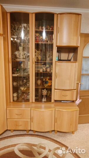 Стенка в гостиную с угловым шкафом