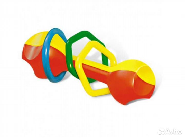 Погремушка Гантелька (10385) 01504