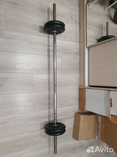 Штанга с блинами бу