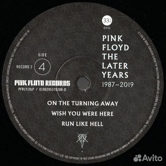 Виниловая пластинка Pink Floyd, The Best Of The La