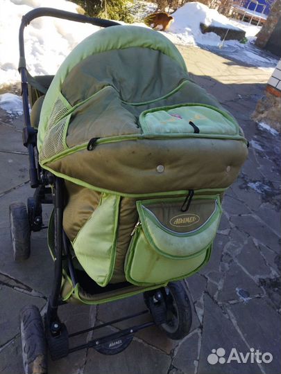 Коляска adamex 3 в 1 бу