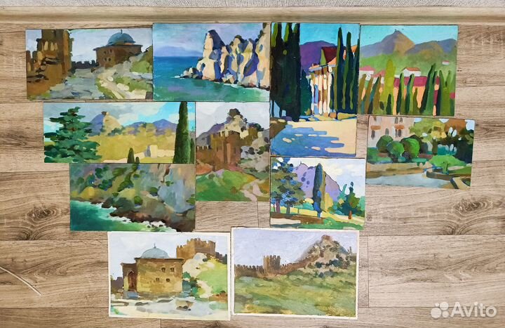 Этюды и художественные работы фиксированная цена