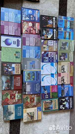 Учебники за 10-11 класс по всем предметам