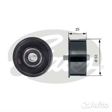 Направляющий ролик привода грм powergrip