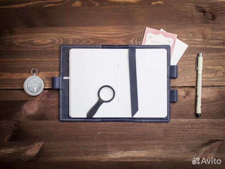 Кожаный деловой блокнот Ginzo brainstorm А6