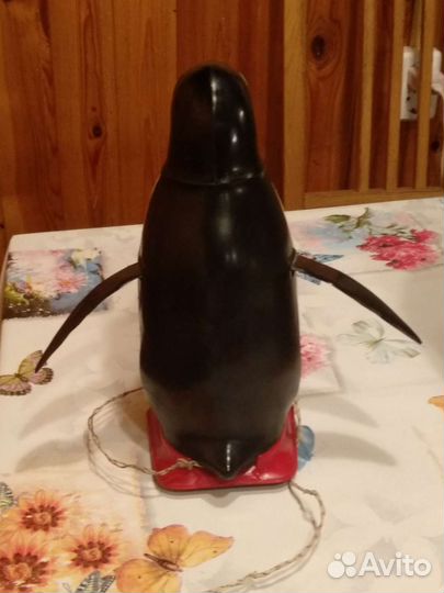 Пингвин в рабочем состоянии игрушка СССР Огонёк