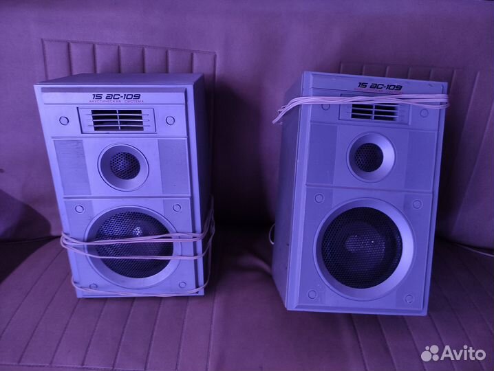 Акустические колонки СССР 15ас-109