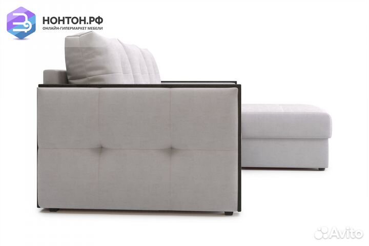 Диван угловой дельфин Инсайд бежевый