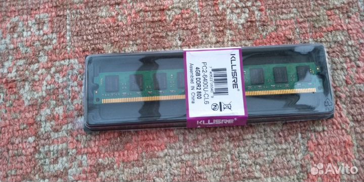 Оперативная память, 1 планка на 2 Гб,DDR 2,800 Hz
