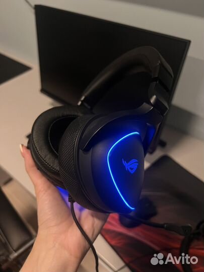 Наушники игровые Asus ROG Delta S