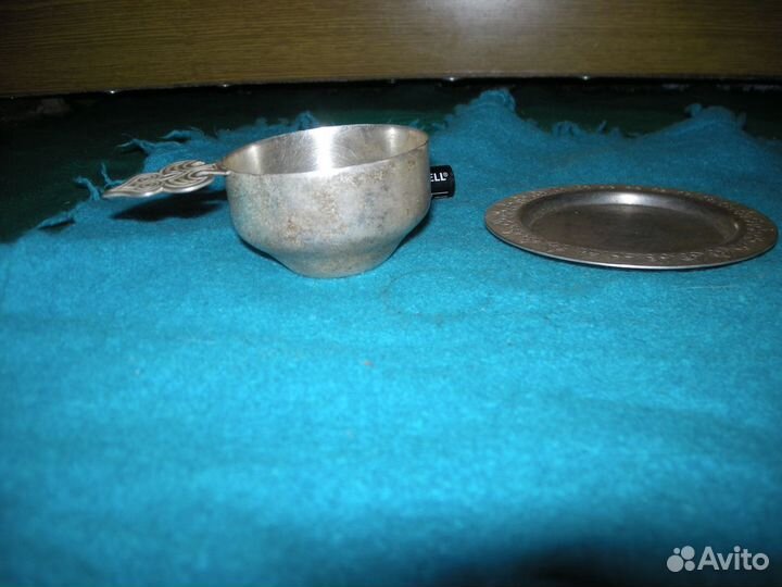 Ковшик для запивки теплоты ложка блюдце корец