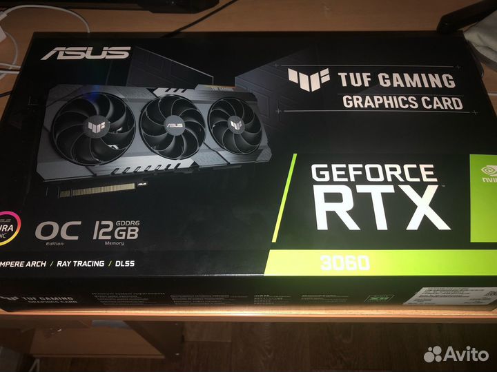 Видеокарта asus GeForce RTX 3060 TUF Gaming OC Edi