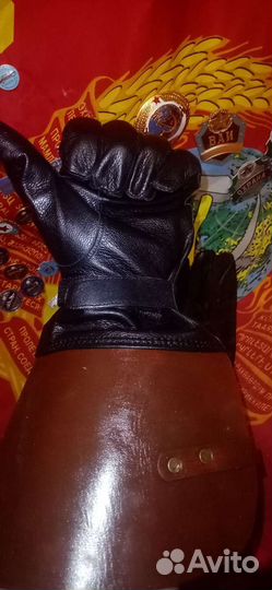 Краги мотоциклетные 4 вида 1970 ретро мото перчатк