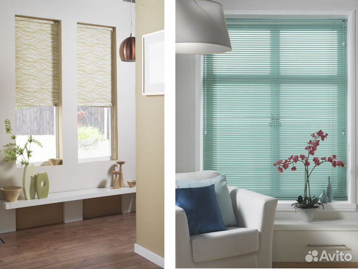 Жалюзи, рулонные шторы и рольставни