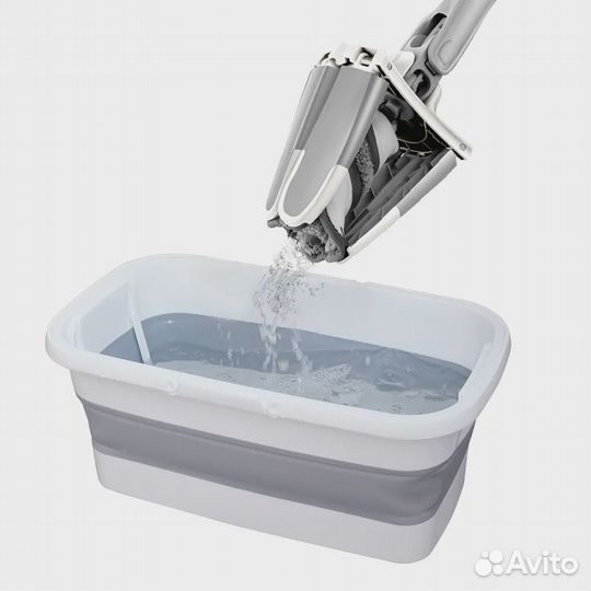 Силиконовое ведро складное