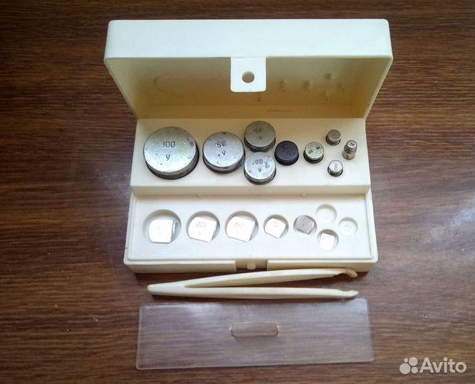 Набор весовых гирек ссср+калиб.гири