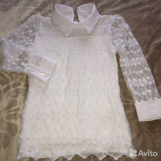 Рубашки школьные 146 152 для девочек