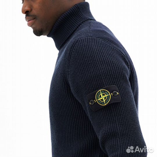 Свитер водолазка Stone Island ribbed knitted 552С2