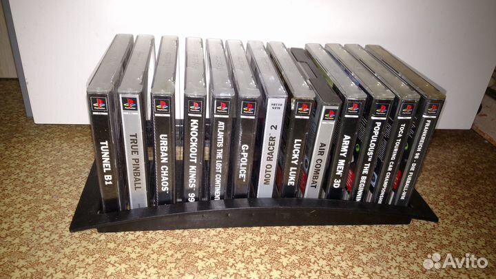 Органайзер (держатель) дисков PS1 (PAL)