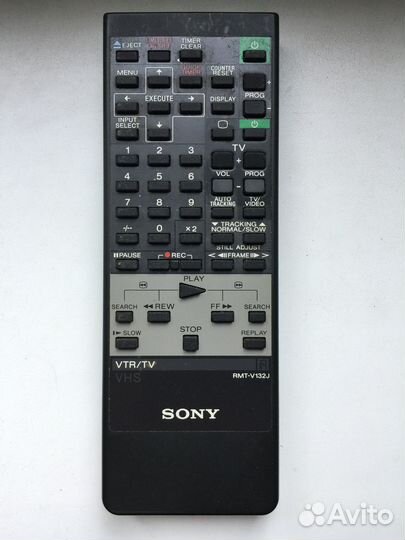 Пульт от видеомагнитофона Sony RMT-V132J