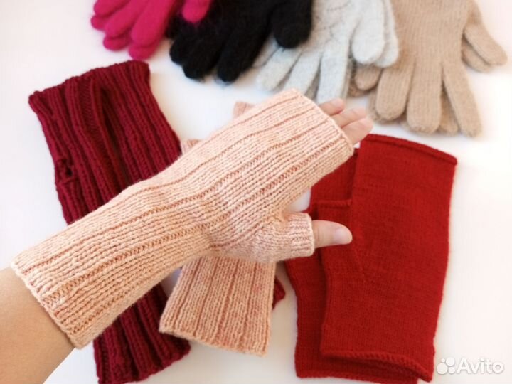 Перчатки митенки