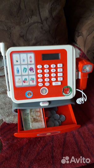 Кассовый аппарат детский игровой