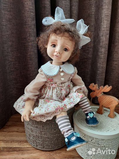 Текстильная интерьерная кукла