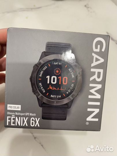 Часы garmin fenix 6x pro solar