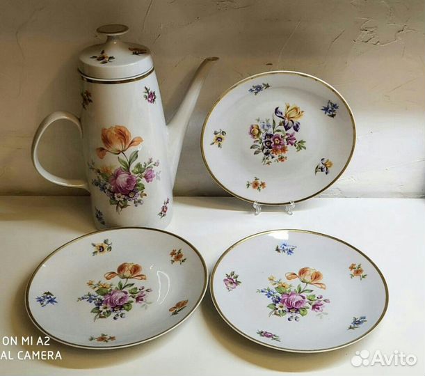 Сервиз, предметы Мейсенский букет
