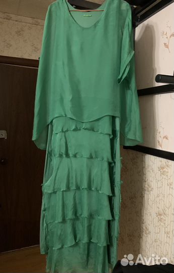 Платье летнее вечернее шелк